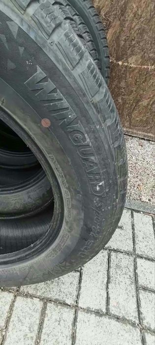 Opony zimowe Nexen 4 szt 225/65R17 grubość bieżnika 4mm