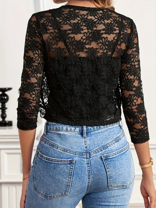 Bolerko narzutka koronka