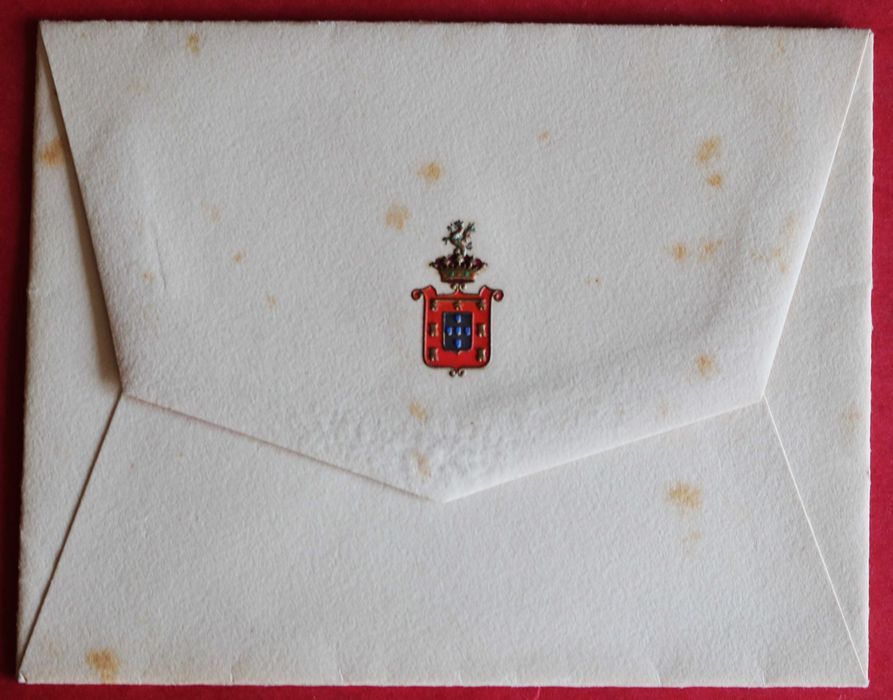 Duque de Bragança, Príncipe D. Carlos, envelope timbrado