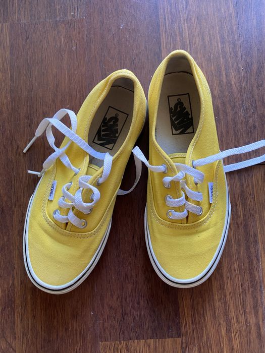 Żółte buty Vans