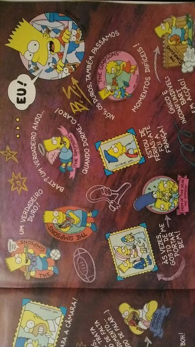 Caderneta Panini Simpsons - 1991