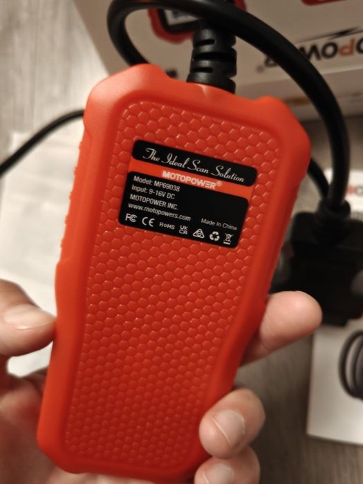 Пристрій для діагностики автомобіля OBD2-сканер MOTOPOWER MP69038