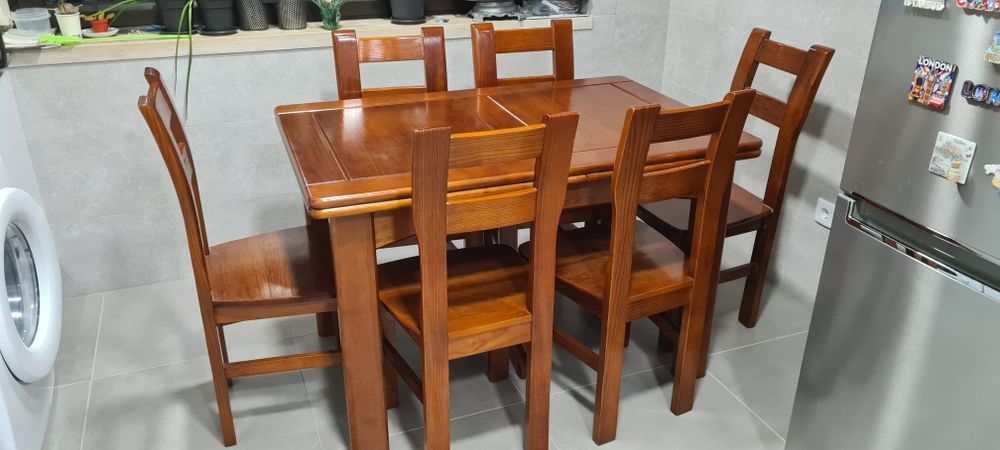 Mesa de cozinha extensível