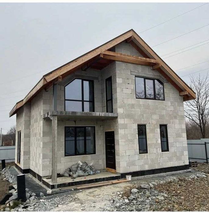 ВЫГОДНО: фундамент, кладка стен, кровля, окна, фасад. Дом под ключ