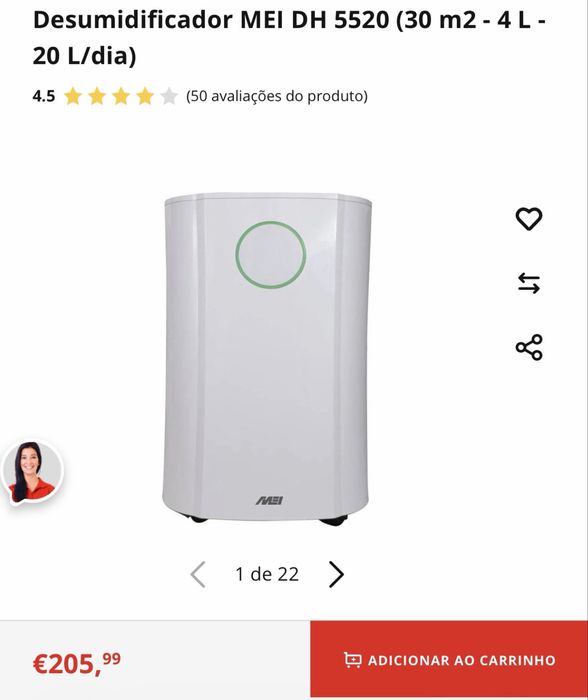 Desumidificador MEI 20L