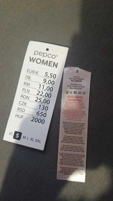 Biustonosze czarny pepco S