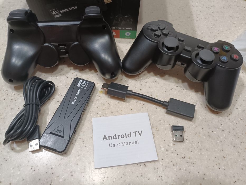 ігрова консоль 4K GT65 DATA FROG с Android TV +карта 64 гб
