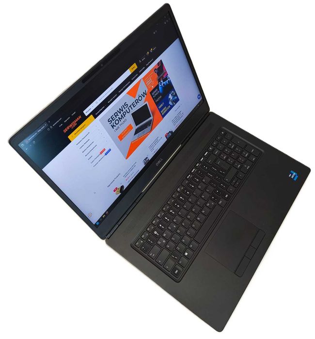 Laptop BIZNESOWY do pracy WorkStation DELL Precision 7760 17,3" XEON 6 rdzeni W-11855M 32GB DDR4 1TB RTX A3000 6GB Windows 11 FV VAT 23% GWARANCJA