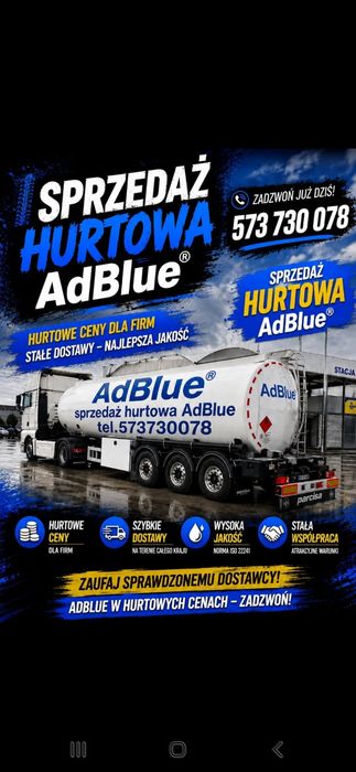 Hurtowa sprzedaż Adblue