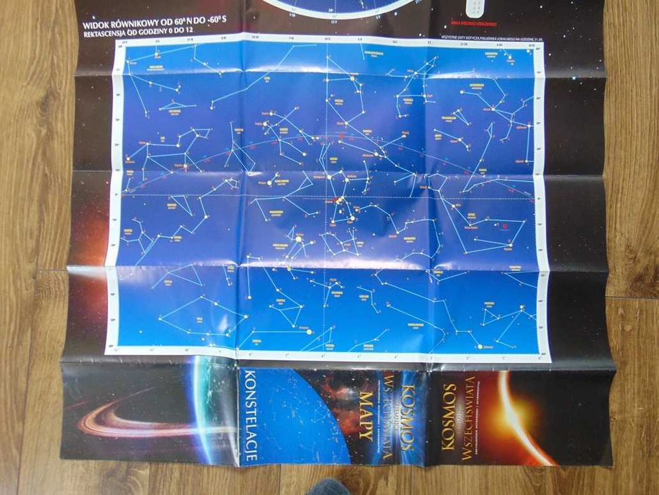 Kosmos Tajemnice Świata Mapy Kontelacje