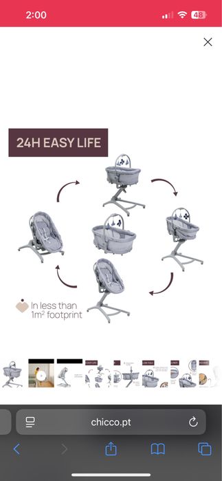 Baby Hug Pro solução 5 em 1 Chicco