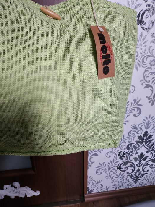 Duża torba, pakowna,  seledyn