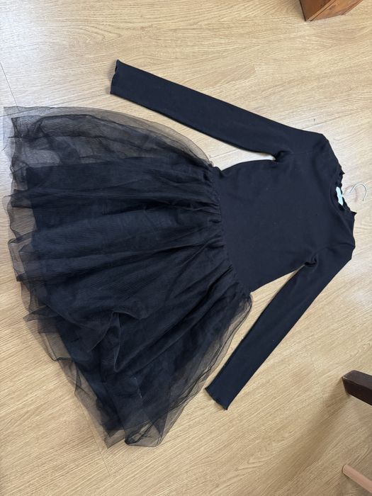 Sukienka czarna dziewczęca Wednesday bal 152 cool club