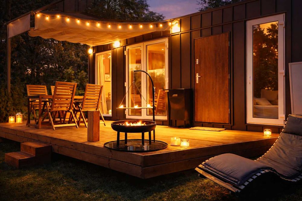 Domek z prywatną balią,dużym tarasem -30min Kazimierz ,ferie / wakacje