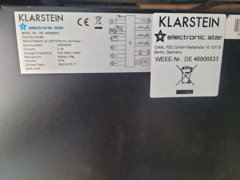 Chlodziarka na wino napoje alkohol klarstein