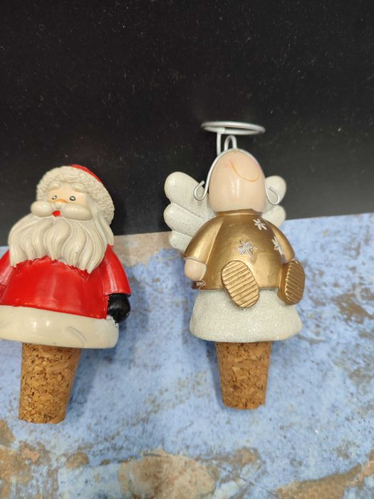 Korki Do butelek - świąteczne z masy - design - 2457