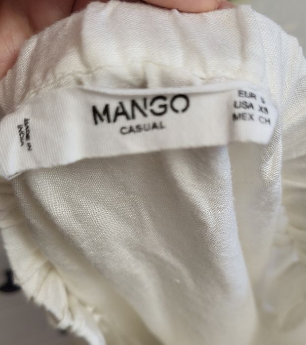 Льняная юбка mango, лляна спідниця mango, льняна спідниця