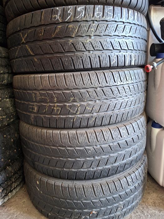 235 65 16 C зима  continental 5+мм, 4 шт., бу , є шиномонтаж.