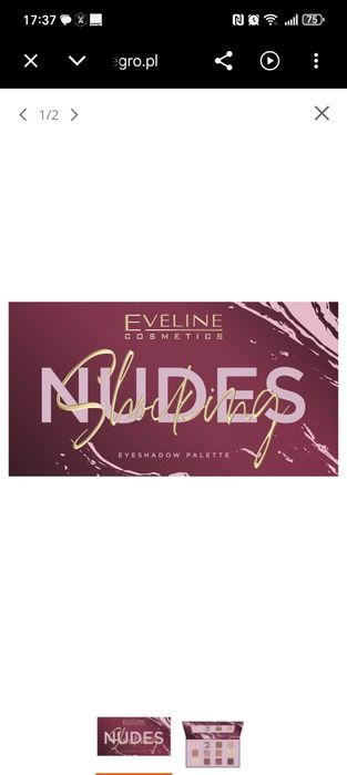 Eveline paleta cieni