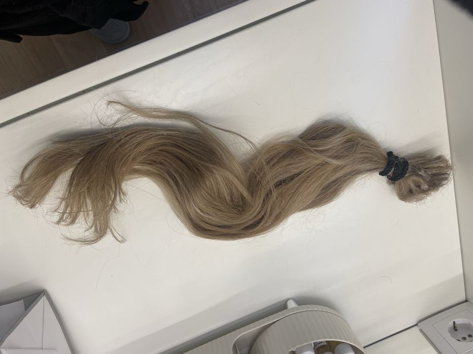 Extensões cabelo loiro