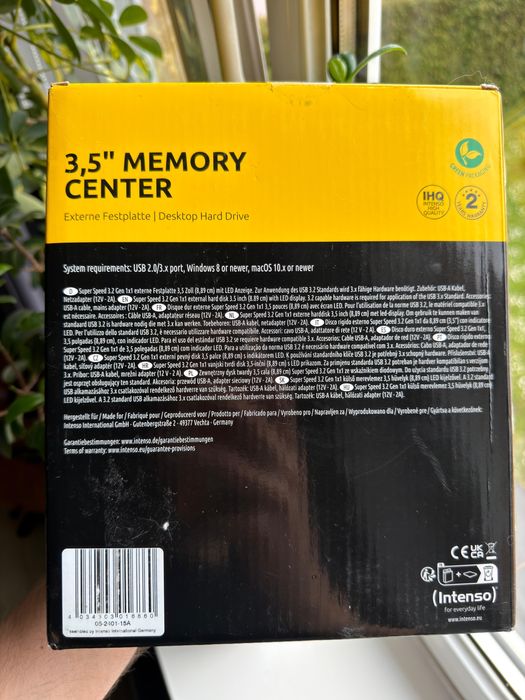 3.5 Intenso HDD 4TB USB 3.0 TOMI-TECH