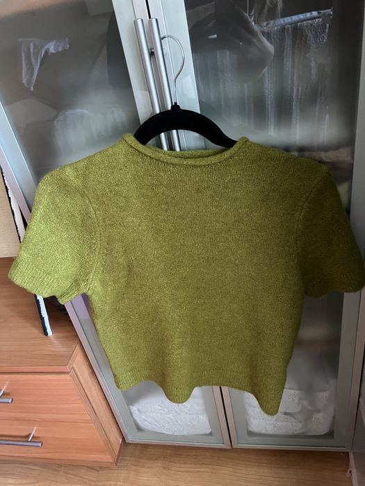 Футболка zara зелена