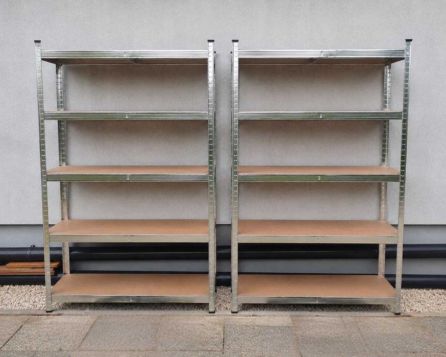 REGAŁ metalowy Zestaw 2 sztuki ‼️NOWE‼️ Magazyn piwnica garaż 180x90x40cm