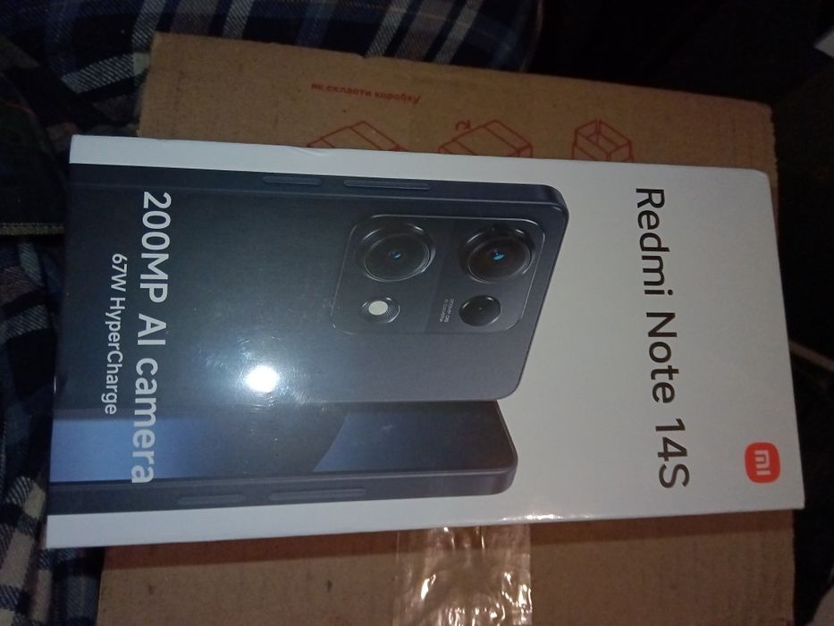 Xiaomi Redmi Note 14S 8/256 NFC новий Global 200Mp камера 67Вт зарядка