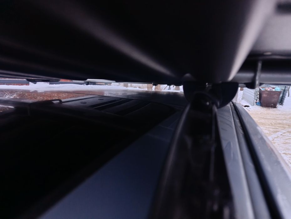 Багажник на крышу бокс Terra draive 480л вместе с попереченами и креп