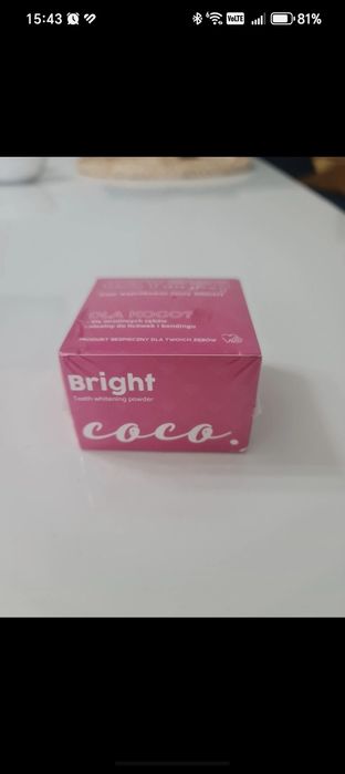 Coco glam proszek do wybielania zębów