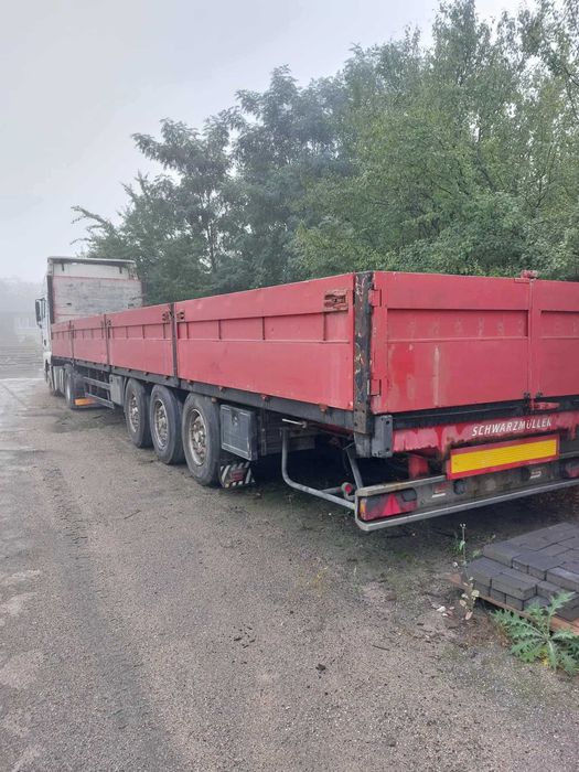 Naczepa skrzyniowa do ciągnika siodłowego