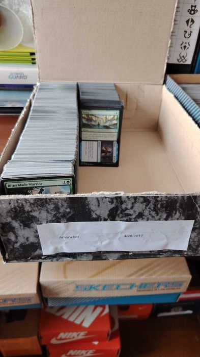 Vendo Coleção de cartas de magic URGENTE 2000€, 45140 mil cartas, 15148 únicas.