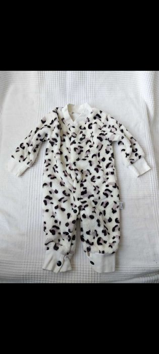 Babygrow Pelúcia Animal print 3 meses