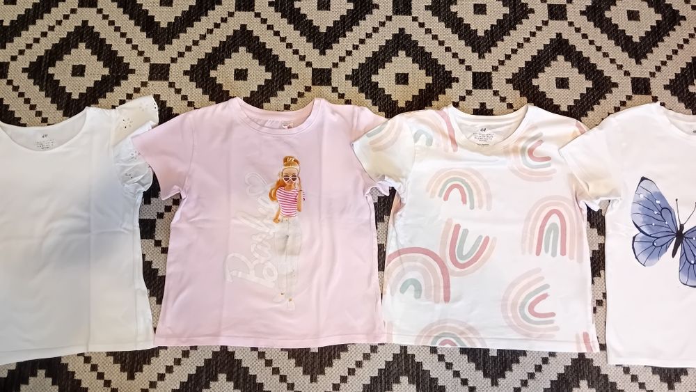 Bluzeczki firmy h&m rozmiar 122/128