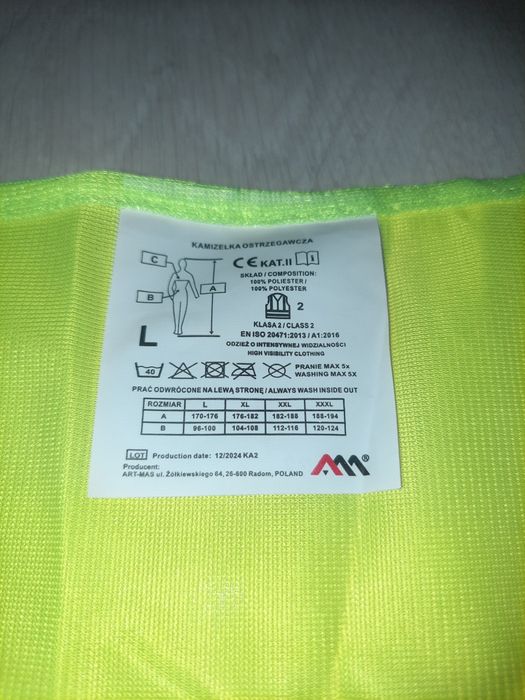 Kamizelka Odblaskowa z Nadrukiem Logo "SCANIA"
