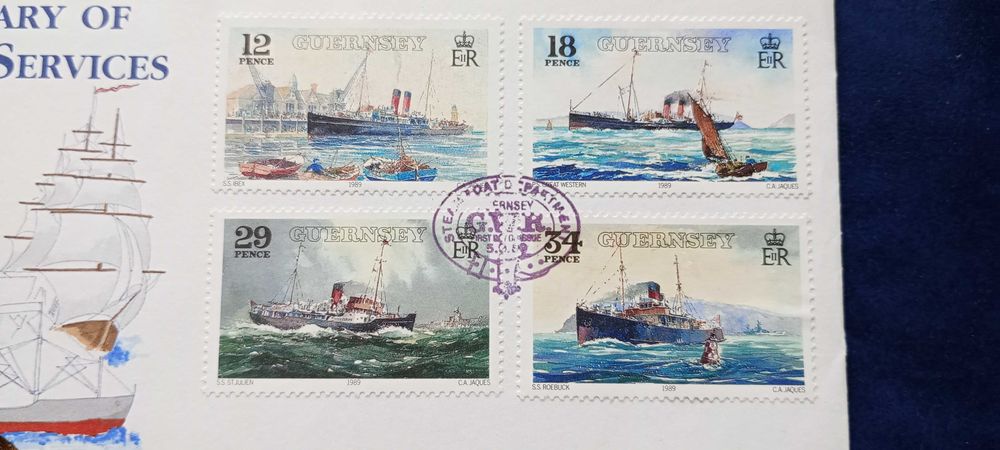 Stare monety 1 funt 1983 Guernsey set menniczy