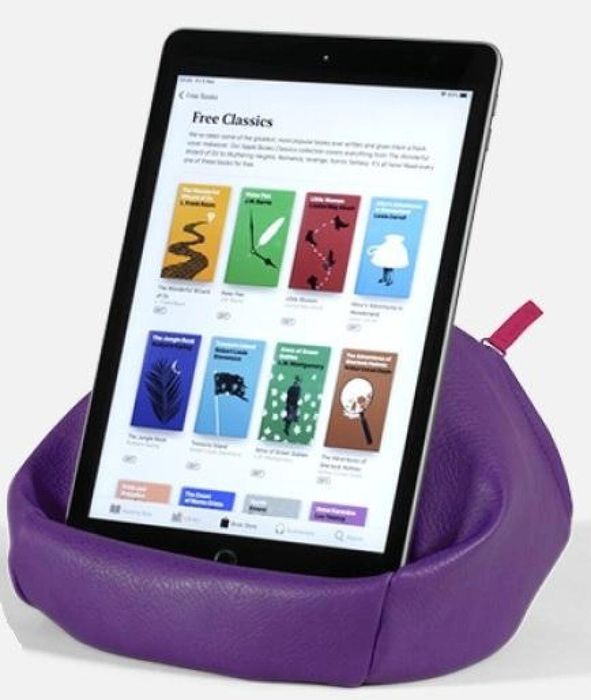 Bean Bag Pufa z kieszonką pod książkę/tablet fiole oprawa: folia