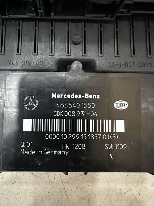 mercedes w463  блок SAM