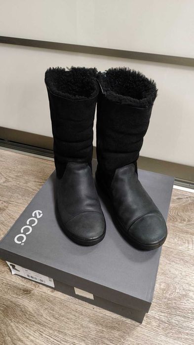 Женские зимние сапожки ECCO soft 7  р. 38 стелька 24,5см