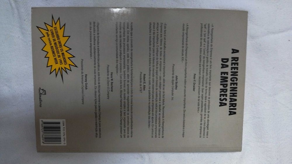 A Reengenharia da Empresa de James Champy e Michael Hammer