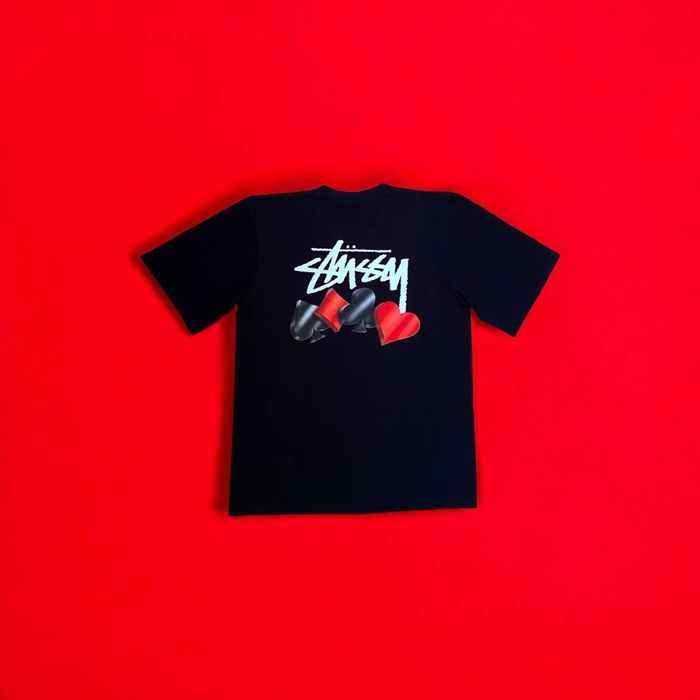 Czarna koszulka Stussy