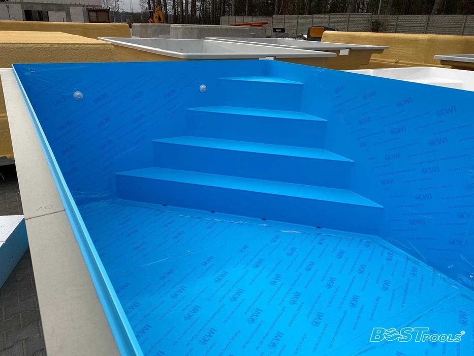 Polipropylenowy basen Mallorca 8x3x1.5m marki Bestpools