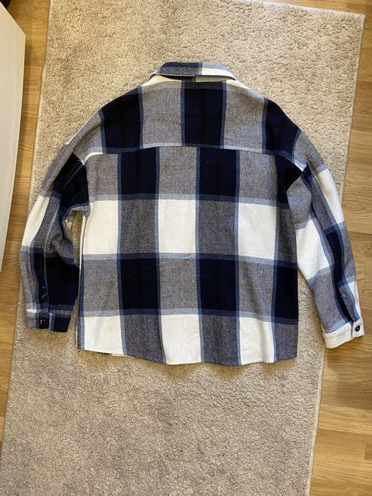 Куртка сорочка тепла в клітинку Shein