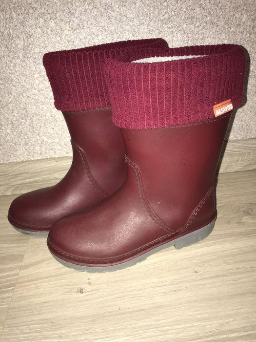 Гумові чоботи на дівчинку Резиновые сапоги на девочку