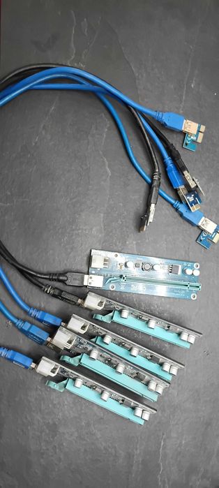 Riser PCI-E 16x na PCI-E 1x