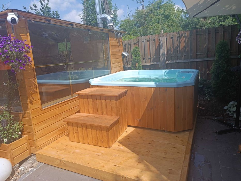 Jacuzzi kompletne zestaw dostawa w GRATIS aeromasaż grzałka