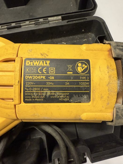 Piła szablasta DeWALT DW304PK 1050W + walizka Oryginał