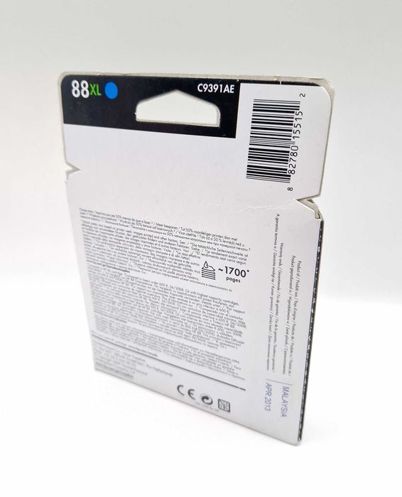 Tusz HP 88xl 88XL, C9391AE niebieski (cyan) Oryginał
