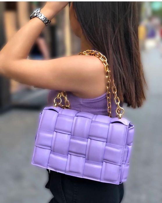 Сумка Ботегга Італія колір лаванда