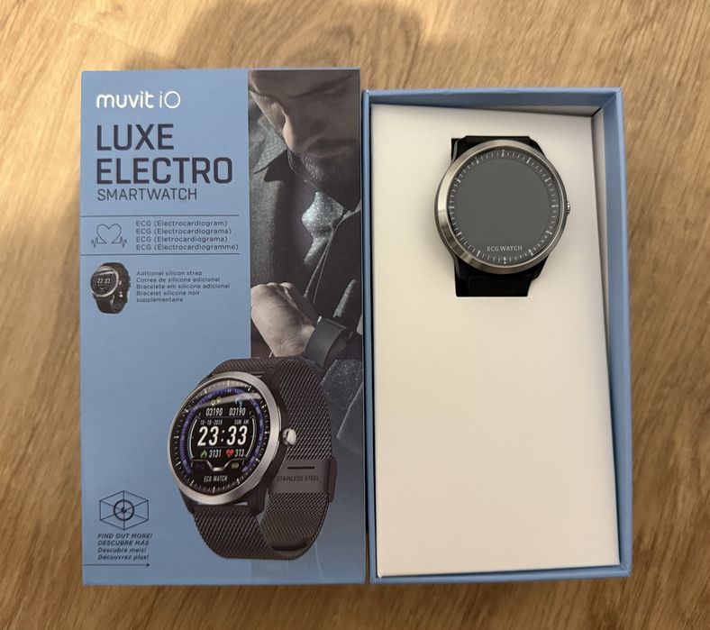 Muvit iO Smartwatch Luxe Electro - EGC, tensão arterial